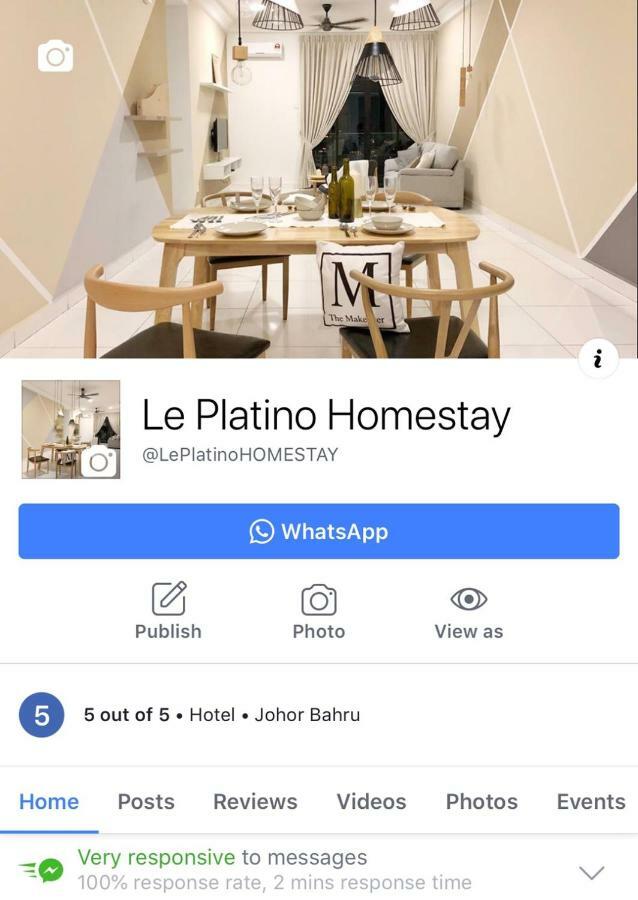 Johor Bahru Paradigm LePlatino Homestay Luaran gambar